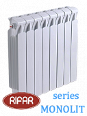 Радиатор биметаллический RIFAR МONOLIT (боковое подключение) 500/14 секции с доставкой в Подольск